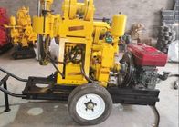 Spt-Prüfung brachten hydraulische Borewell-Maschinen-Dieselmotor-Räder Gk 200 an